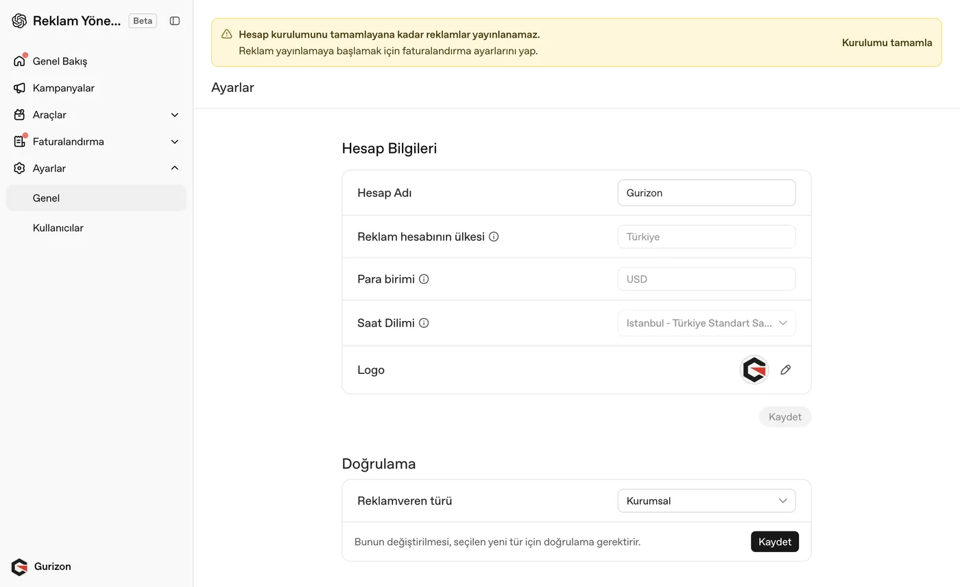 Tidy up the account and access